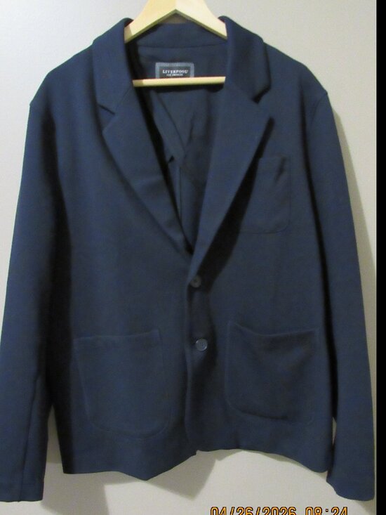 Liverpool Other - Liverpool Knit Blue Sport Coat - Large